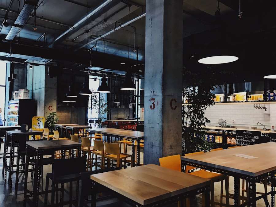 Empty restaurant